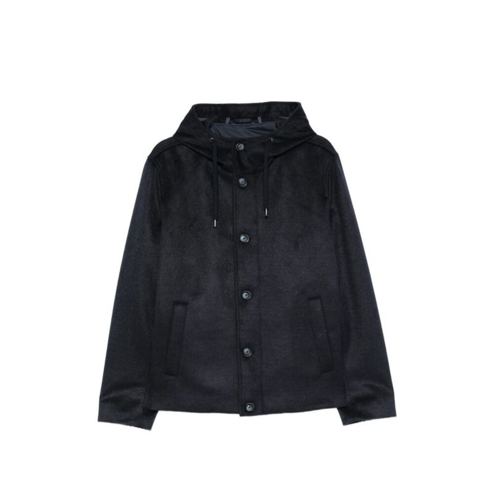 Herno Blue Jackets - Hooded Jackets Men